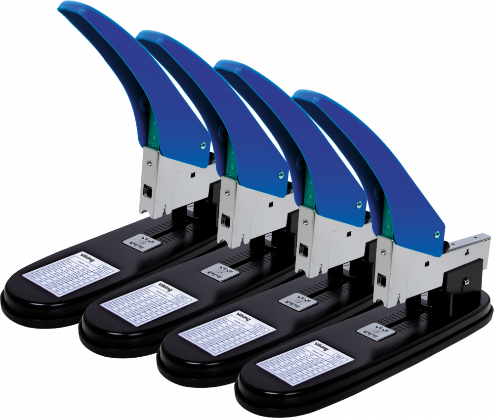 4x Zszywacz Viking, Heavy Duty, do 210 kartek, czarny