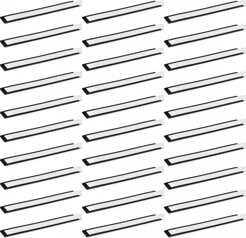 2x Listwa magnetyczna Durable C-profile, 20x200mm, 50 sztuk, antracytowy