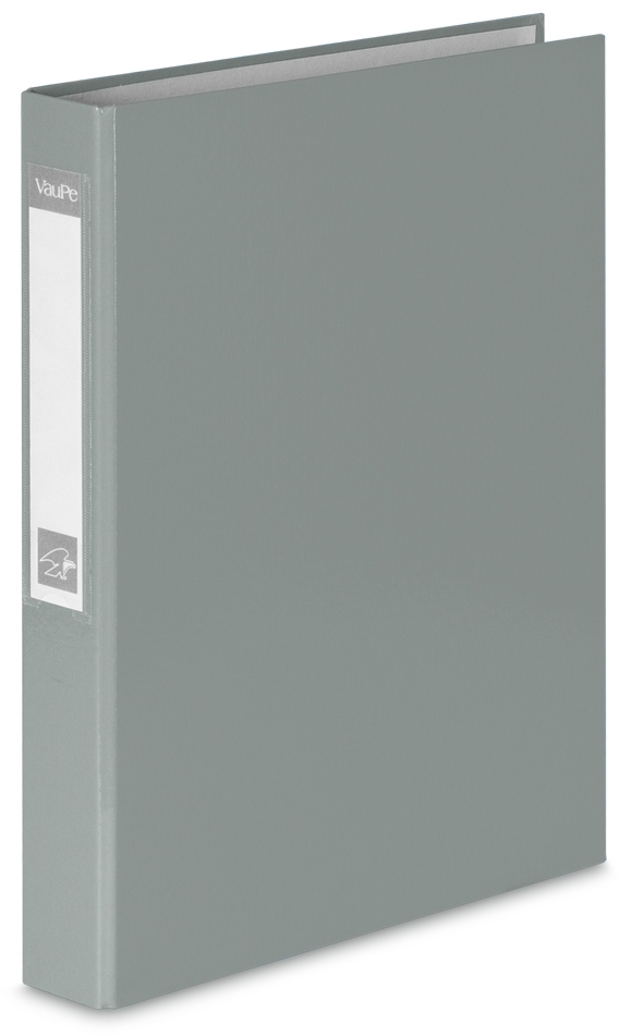 Segregator ringowy VauPe, A4, szerokość grzbietu 40mm, do 200 kartek, 2 ringi, szary