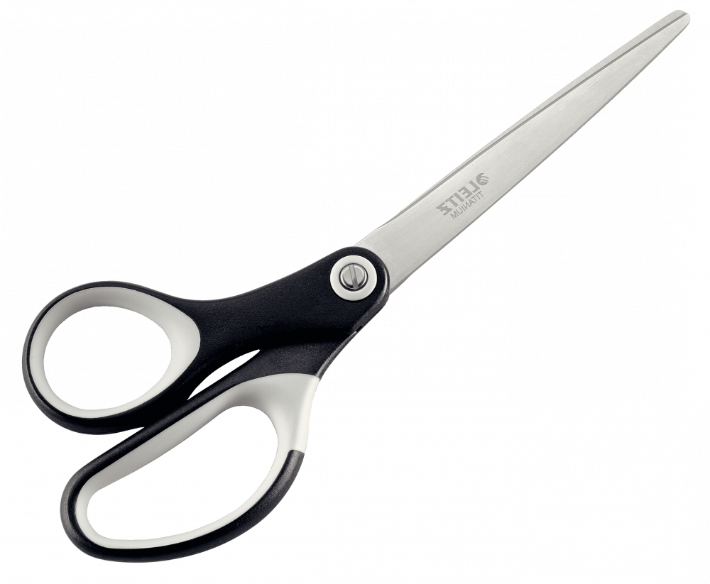 Nożyczki Leitz tytanowe, 18cm, czarny