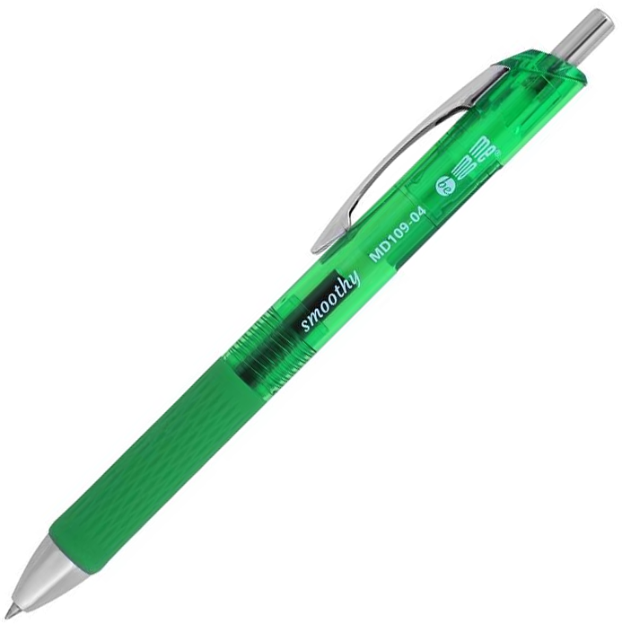 Długopis żelowy MemoBe Smoothy, 0.5mm, zielony