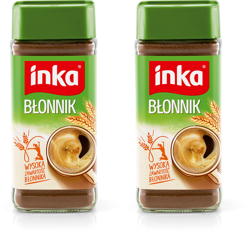 2x Kawa zbożowa Inka Błonnik, słoik, 100g
