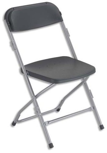 Krzesło składane Nowy Styl Polyfold K05, grafitowy