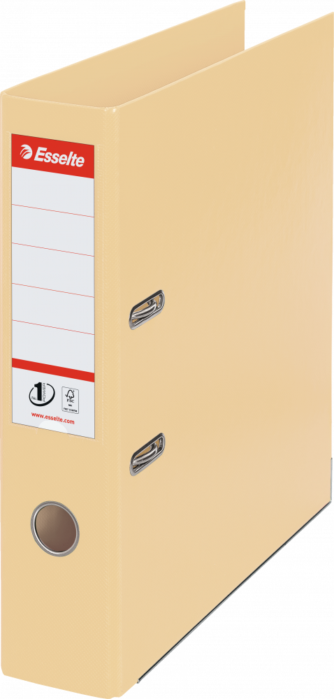 Segregator A4 Esselte No.1 Power, 75mm, do 500 kartek beżowy