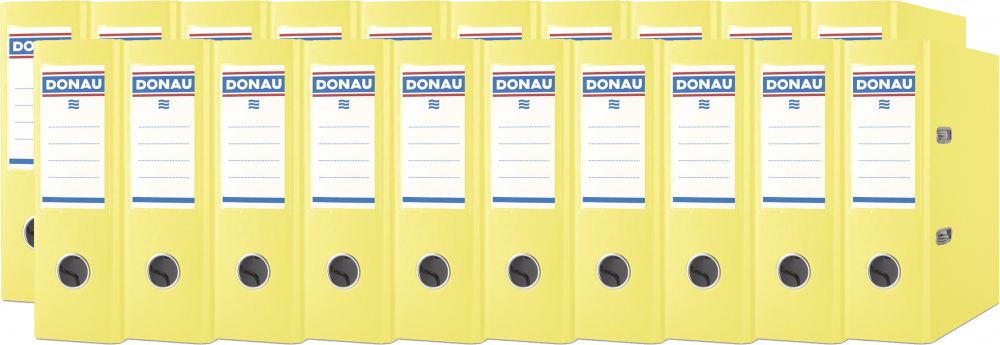 20x Segregator A5 Donau Master, 75mm, żółty