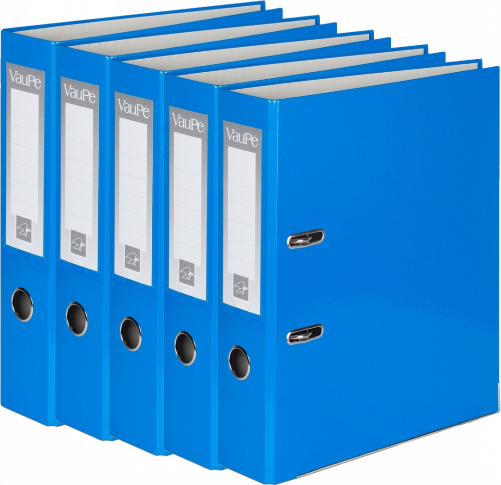 5x Segregator A4 VauPe FCK, 50mm, jasnoniebieski