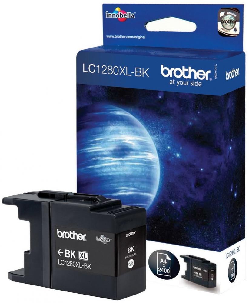 Tusz Brother (LC1280XLBK), 2400 stron, black (czarny)