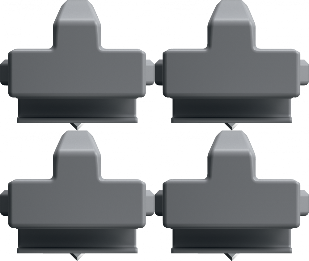 4x Ostrze do trymera Leitz Precision Home, do cięcia w linii prostej, 28x32x30mm, 1 sztuka