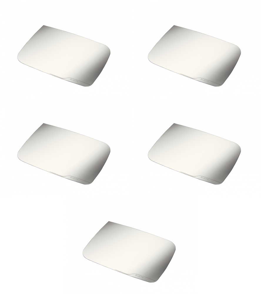5x Podkład ochronny na biurko Leitz, 400x530mm, przezroczysty