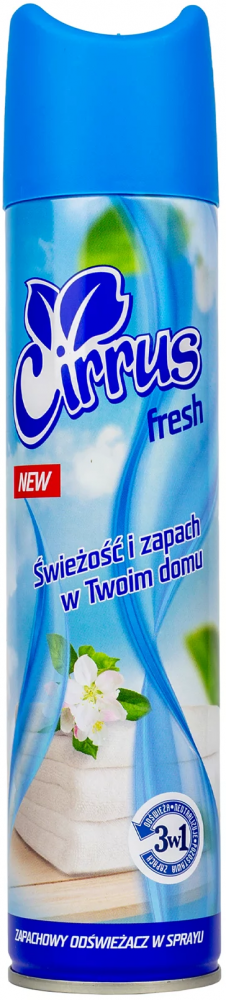Odświeżacz powietrza Cirrus, spray, fresh, 300ml
