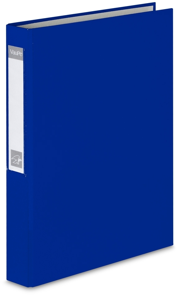 Segregator VauPe FCK, A4, szerokość grzbietu 40mm, do 150 kartek, 2 ringi, niebieski