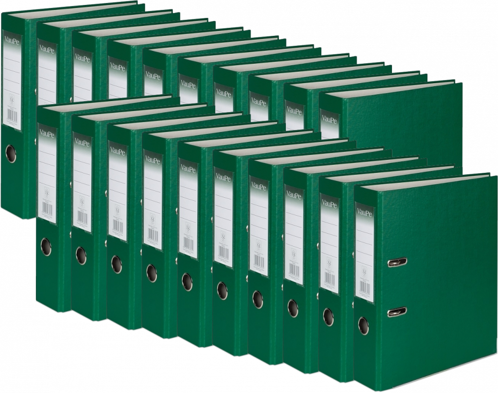 20x Segregator A4 VauPe Biznes, 75mm, zielony