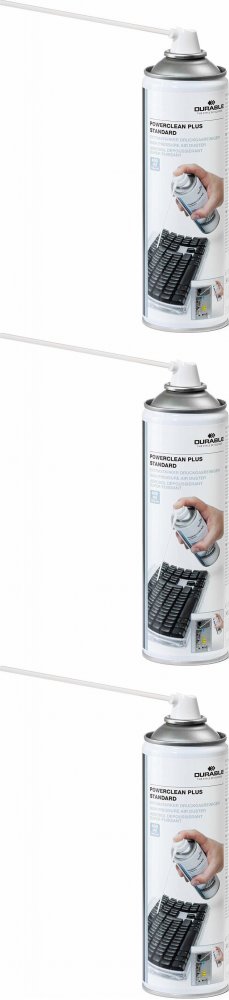 3x Sprężone powietrze Durable Powerclean Plus, 400ml
