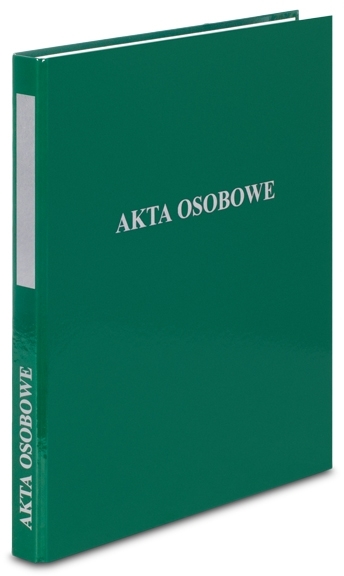 Segregator ringowy VauPe do akt osobowych, A4, 20mm, 2 ringi, zielony