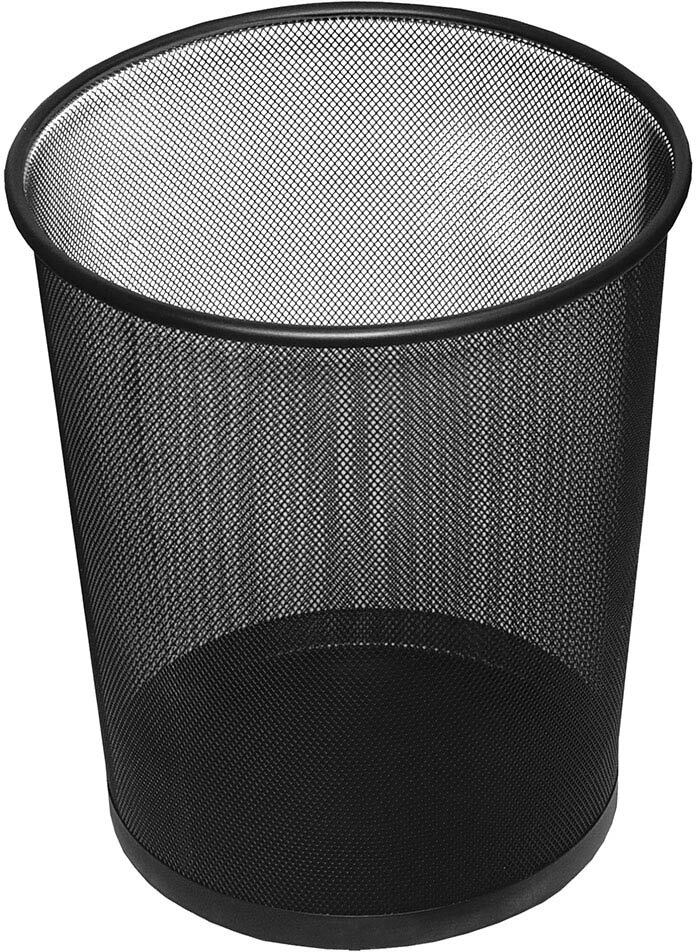 Kosz na śmieci D.Rect, druciany, 12l, czarny