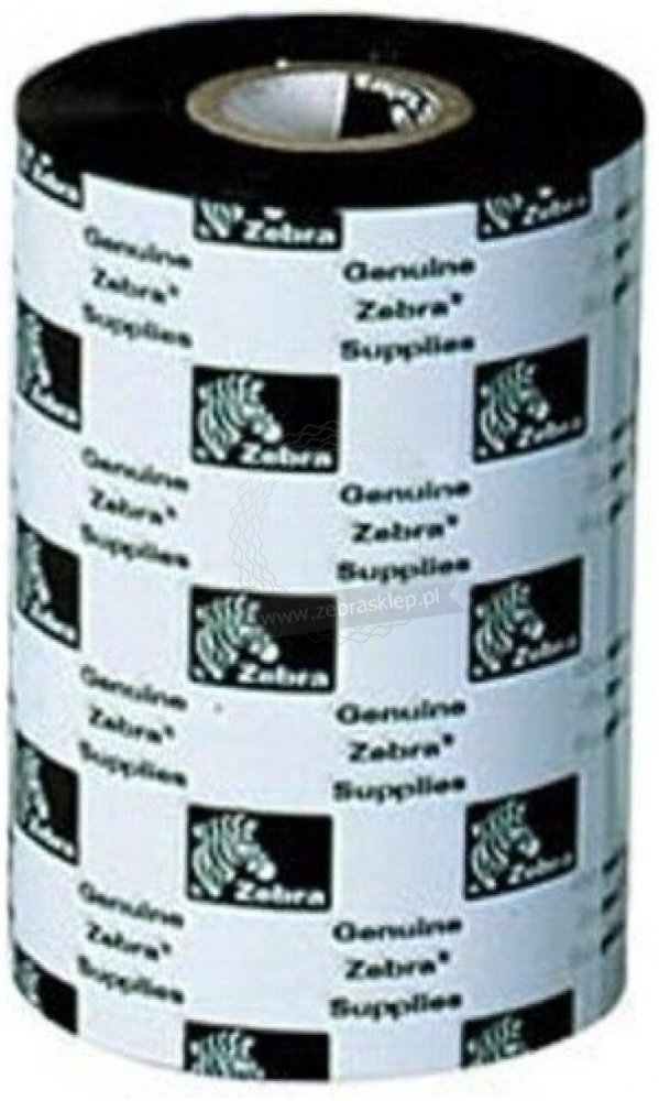 Taśma barwiąca Zebra seria 2300, 110mmx 300m, woskowa, czarny
