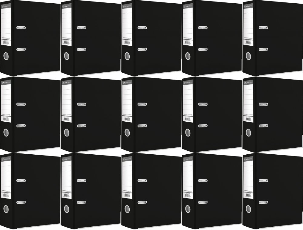 15x Segregator A4 Interdruk, 75mm, czarny
