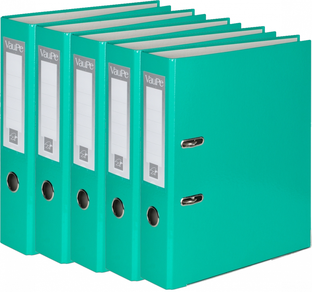5x Segregator A4 VauPe FCK, 50mm, turkusowy