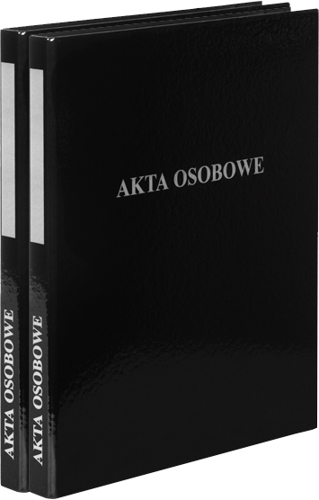 2x Segregator ringowy VauPe do akt osobowych, A4, 20mm, 2 ringi, czarny