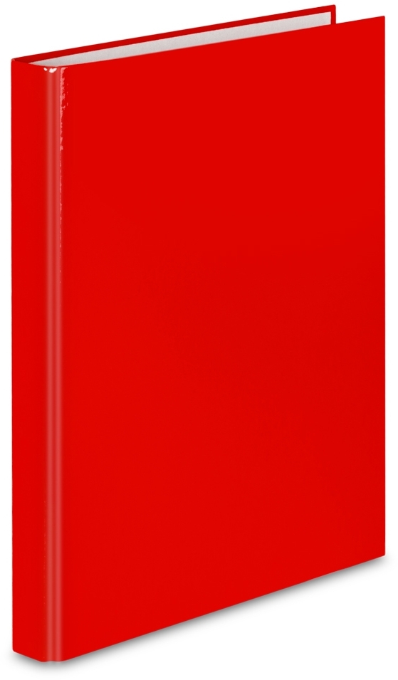 Segregator ringowy VauPe, A4, szerokość grzbietu 25mm, 4 ringi, czerwony