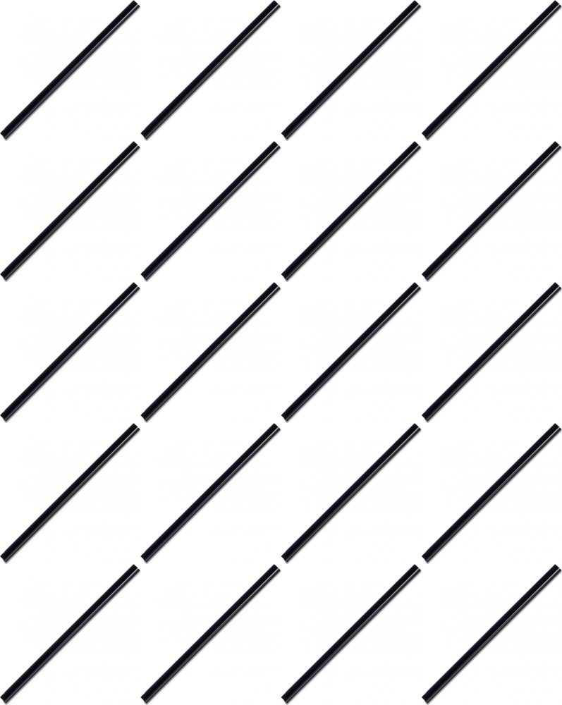 20x Listwa wsuwana Durable, 3mm, do 30 kartek, 1 sztuka czarny