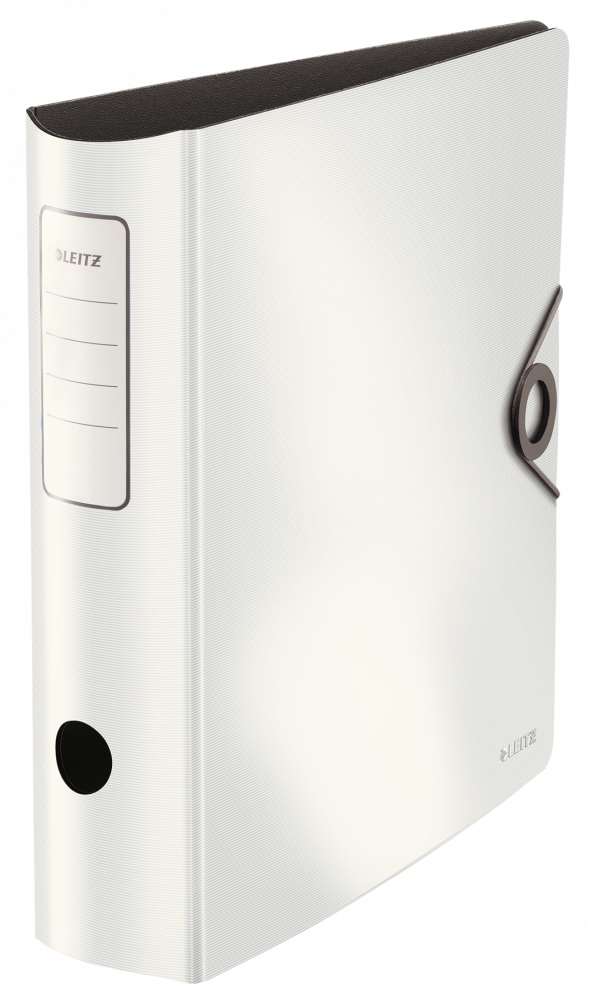 Segregator A4 Leitz Solid Active, PP, 82mm, do 500 kartek, biały