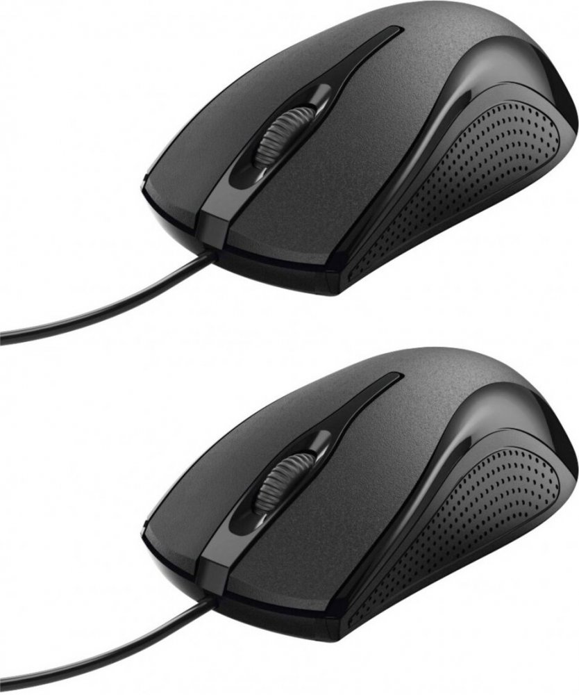 2x Mysz przewodowa Hama MC-200, optyczna, czarny