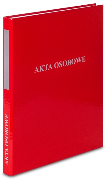 Segregator ringowy VauPe do akt osobowych, A4, 20mm, 2 ringi, bordowy