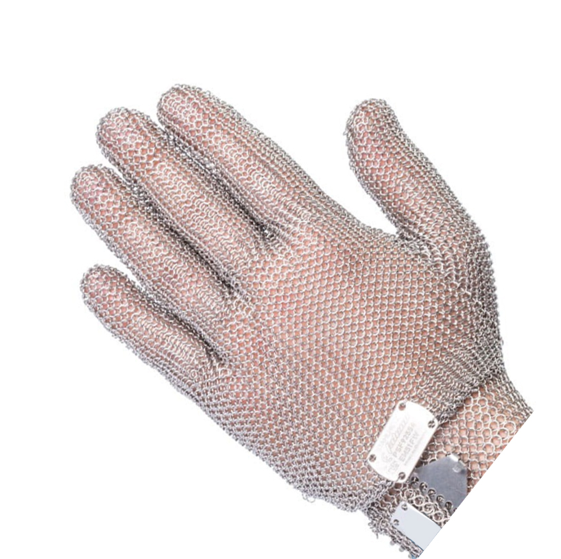 Rękawice robocze Friedrich Munch standard, ze stali nierdzewnej, rozmiar S, srebrny