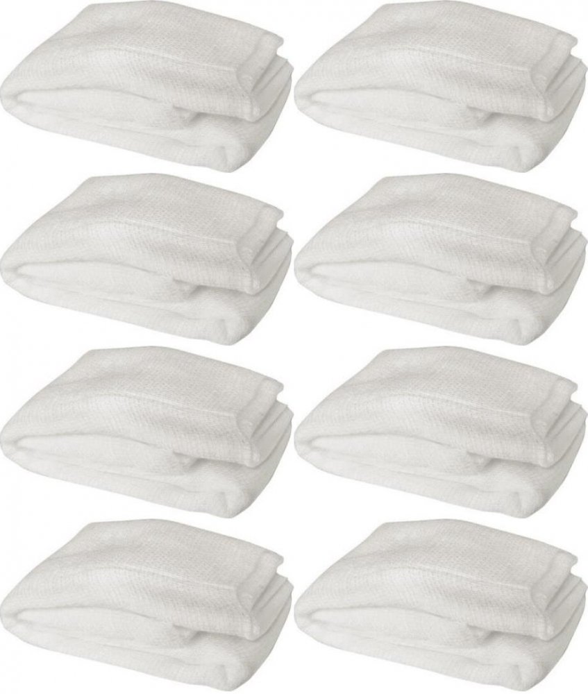 8x Gaza opatrunkowa jałowa, 17 nitkowa, 1 m2