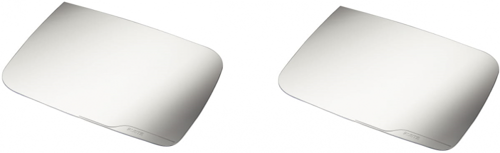 2x podkład ochronny na biurko Leitz Plus, 50x65cm, przezroczysty