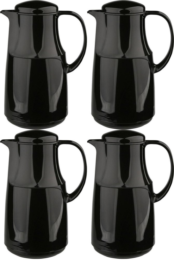 4x Termos Bentom Classic, 1l, czarny