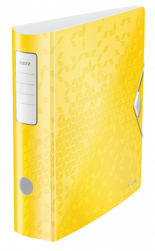Segregator A4 Leitz 180° Active Wow, 82mm, do 500 kartek, żółty