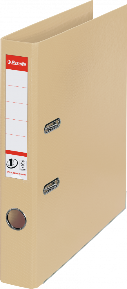 Segregator A4 Esselte No.1 Power, 50mm, do 350 kartek kawowy