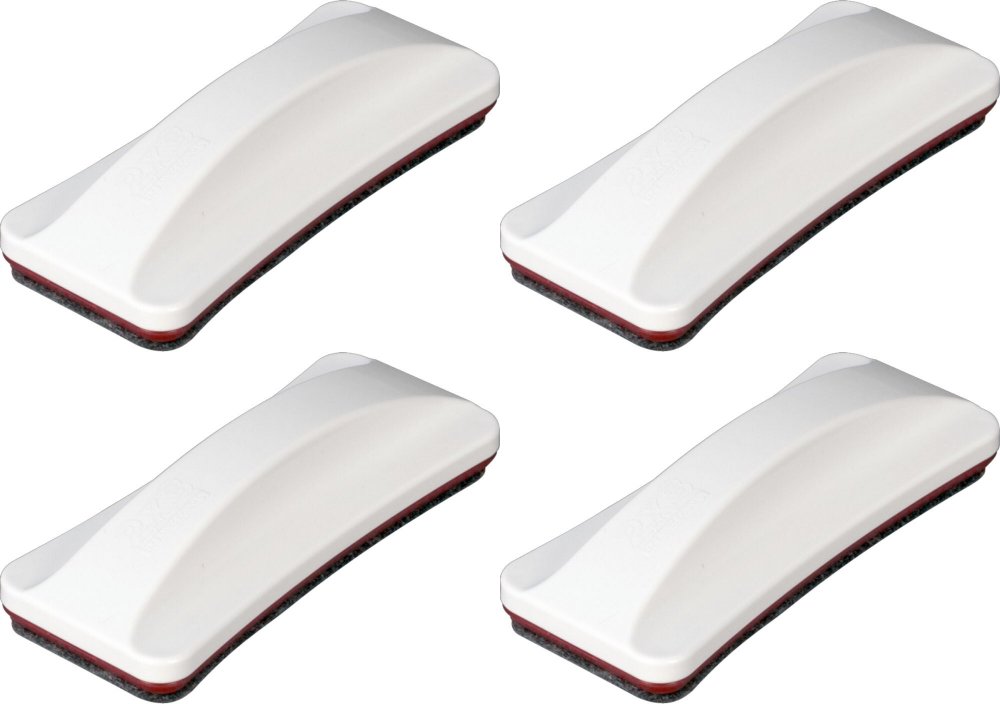 4x Czyścik magnetyczny 2x3, slim, 150x62x33mm, biały