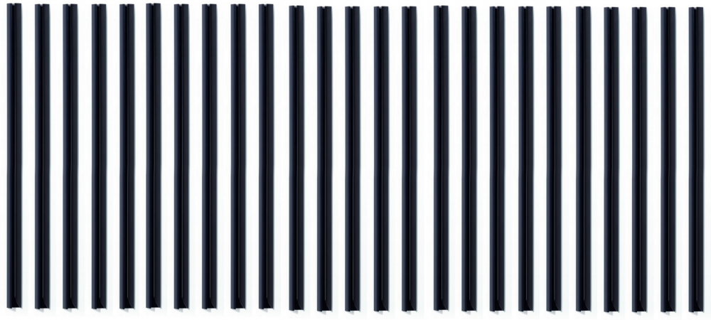 25x Grzbiet wsuwany Durable, 12mm, do 100 kartek, 1 sztuka, czarny