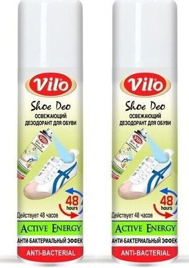 2x Dezodorant do obuwia Vilo, 150ml