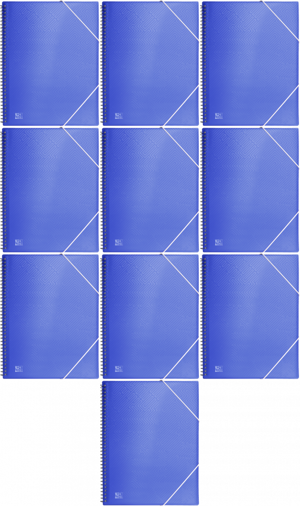 10x Album ofertowy Oxford Urban, A4, na 20 koszulek, mix kolorów