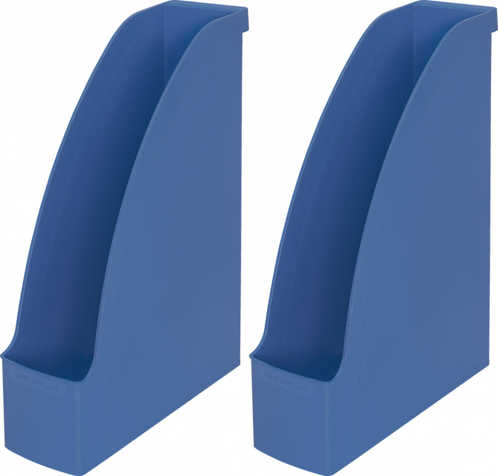 2x Organizer na dokumenty Leitz Recycle, A4, niebieski