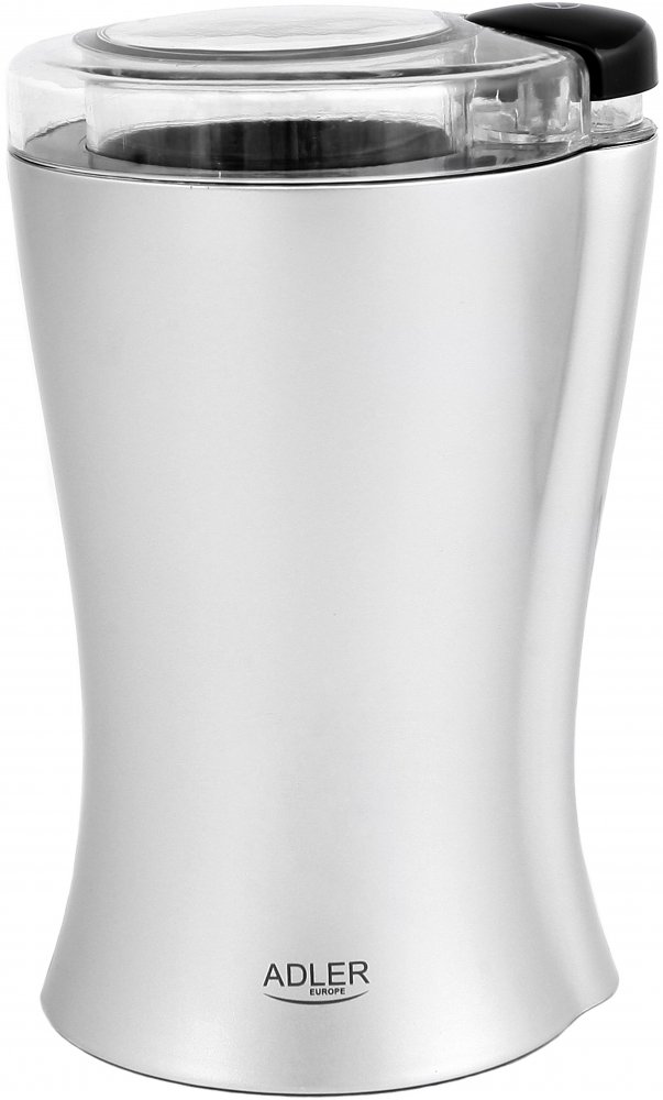 Młynek elektryczny do kawy Adler AD443, 150W, srebrno-czarny
