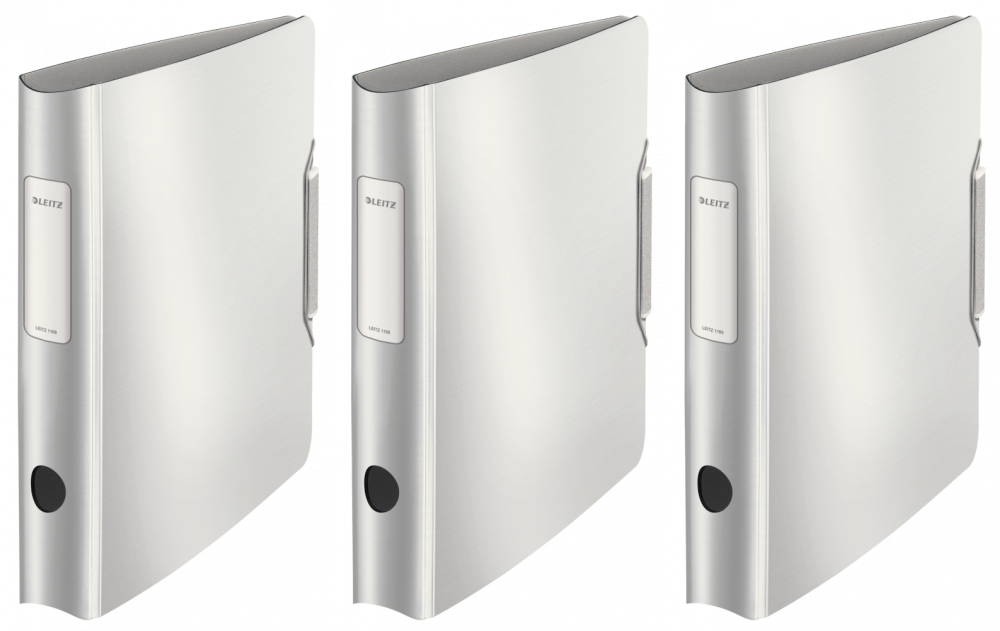 3x Segregator A4 Leitz 180° Active Style, 65mm, do 350 kartek, biały