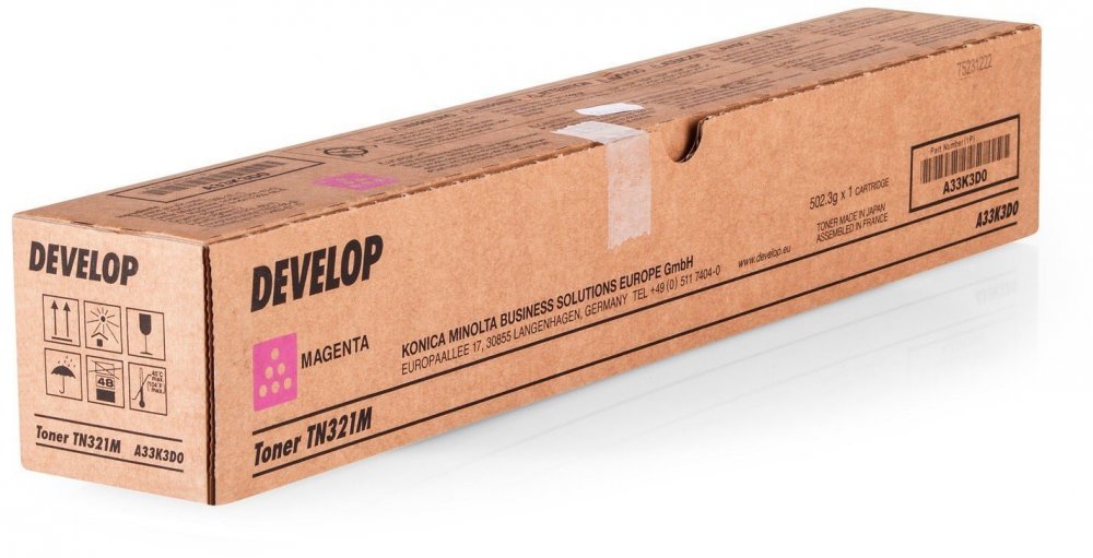 Toner Develop A33K3D0 (TN-321M), 25000 stron, magenta (purpurowy)