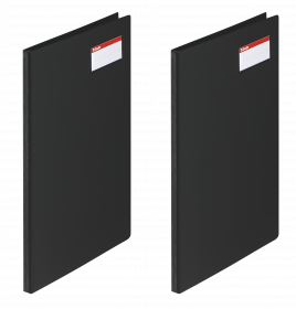 2x Segregator konferencyjny Esselte, A4, z klipsem, czarny