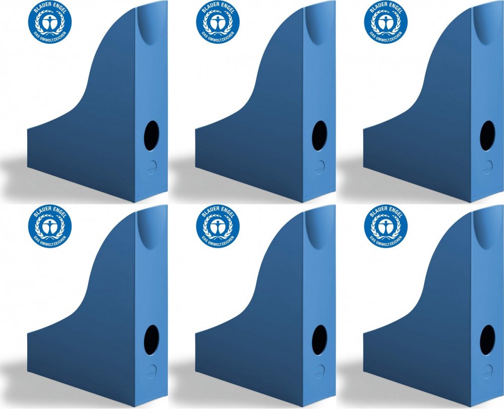 6x Organizer na katalogi Durable Eco, A4, niebieski