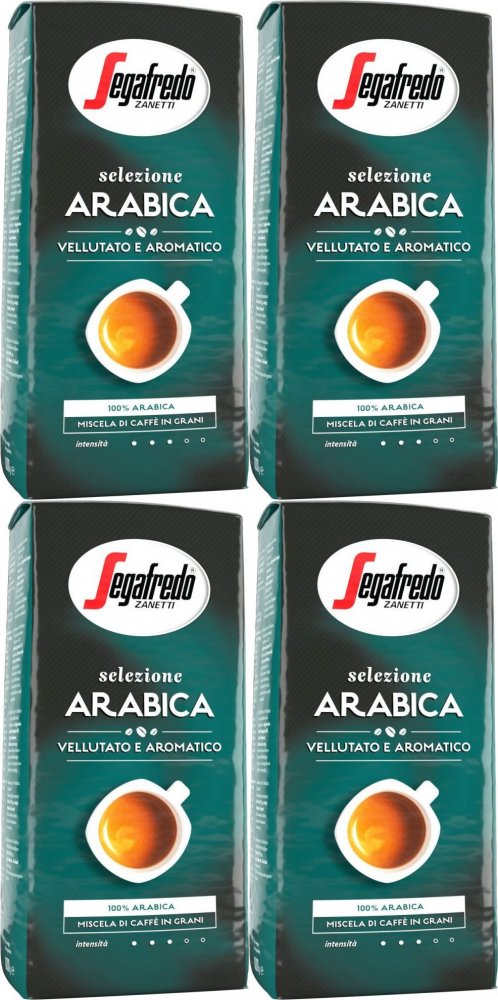 4x Kawa ziarnista Segafredo Selezione Arabica 100%, 1kg