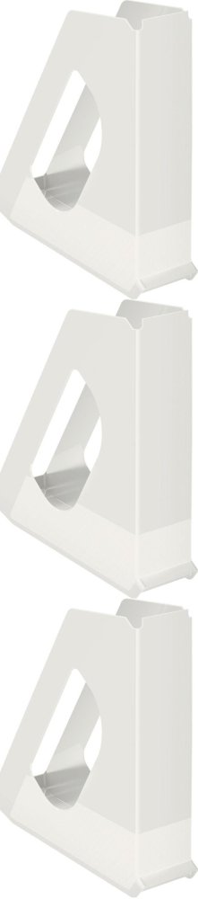 3x Organizer na dokumenty Esselte Europost Vivida, A4, 72mm, do 700 kartek biały