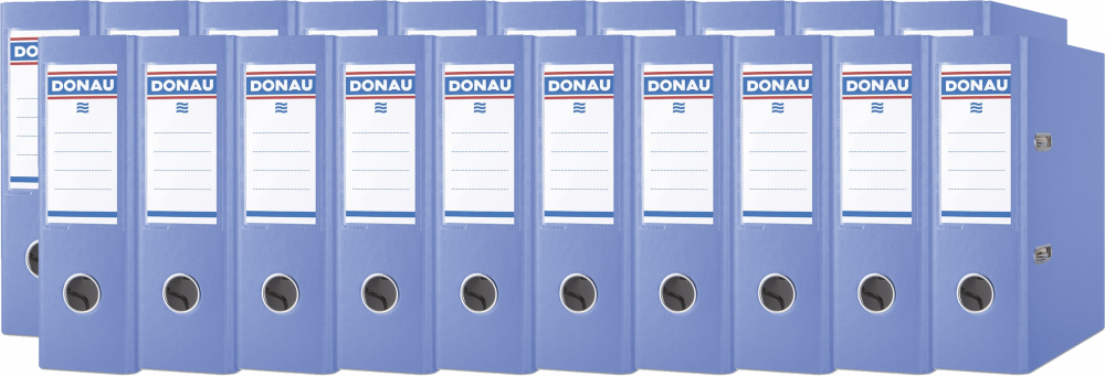 20x Segregator A5 Donau Master, 75mm, niebieski