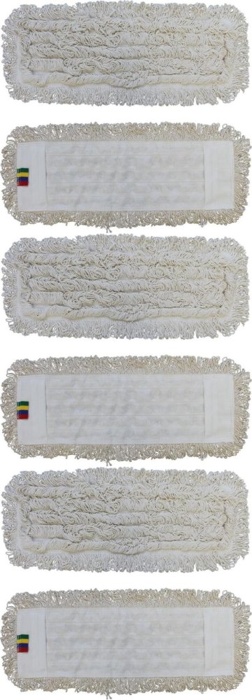 3x Mop z kieszeniami Merida Standard, bawełniany, 40 cm