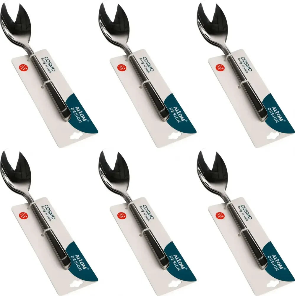 6x Łyżki Altom Design Cosmo, 3 sztuki, srebrny