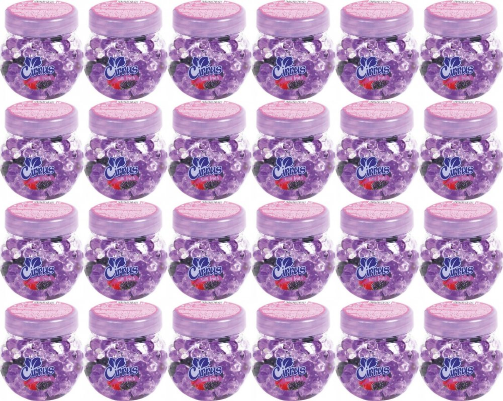 24x Odświeżacz powietrza Cirrus kulki, tutti frutti, żel, 150g